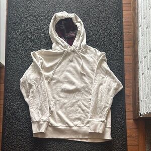 American Eagle Outfitters Cream Hoodie